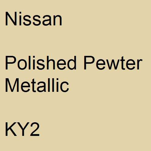 Nissan, Polished Pewter Metallic, KY2.